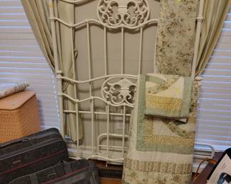 Wrought iron bed