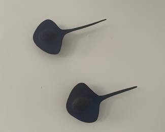 Metal wall sculpture