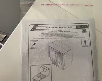 Pair of twin size Murphy beds