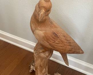 Carved wood sculpture