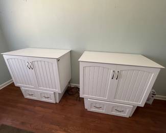 Pair of twin size Murphy beds