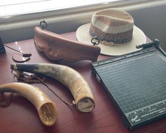 Antique powder horns