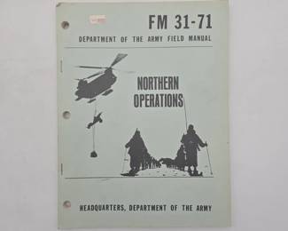 FM 31-71 Field Manual Lot 105