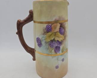 Hand Painted Pitcher Lot 113