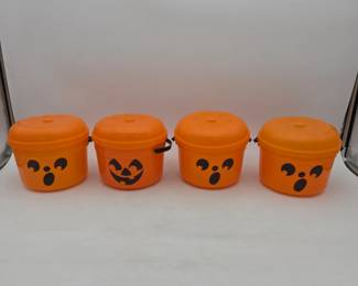 Vintage McDonalds Halloween Buckets Lot 100