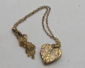 HFB Gold Filled Locket Lot 34f