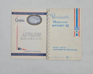 Aircraft Owner's Manuals Lot 152