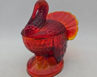 LE Smith Turkey Candy Dish Lot 90