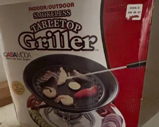 CasaModa Indoor or Outdoor Smokeless Tabletop Griller