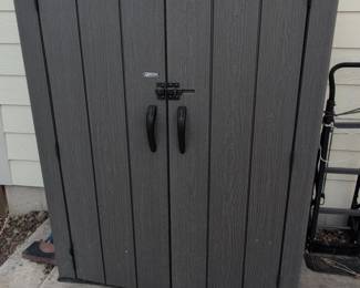 Lifetime Rough Cut Cubic Foot Vertical Storage Shed