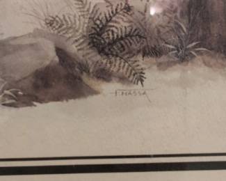 Set of Vintage Miniature Frank Massa Landscape Prints