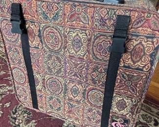 Snoopy Luggage with Tapestry Pattern