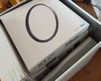 IRIX Matte White Metal Storage Container with mm X UV Lens Filter second image