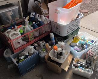 Assorted Cleaning Supplies