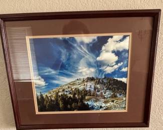 Framed Landscape Photographs Set of Monument Valley Focus