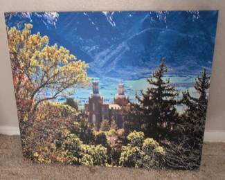 Logan Utah Temple Canvas Print