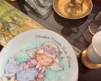 Avon Cherished Moments Mothers Day Collector Plate and Patriotic Coasters Set