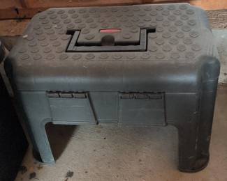 Rubbermaid Step Stool Tool Box