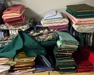 Assorted Fabric Yardage Collection