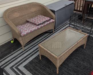 Wicker Patio Furniture Set second image