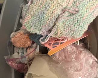 Assorted Yarn and Craft Supplies Bundle second image