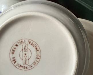 Restaurant Ware Stoneware Bowl with Green Band third image