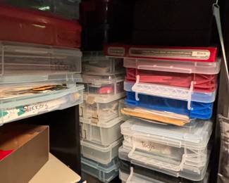 Crafting and Card Making Supplies Lot