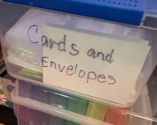 Crafting and Card Making Supplies Lot third image