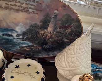 Avon Cherished Moments Mothers Day Collector Plate and Patriotic Coasters Set third image