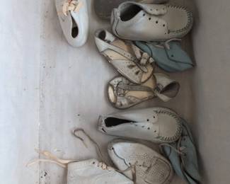 Collection of Vintage Baby Shoes