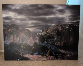 Smith Rock State Park Landscape Canvas Print