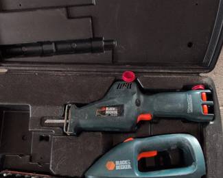 Black Decker VersaPak Cordless Tool Set with Reciprocating Saw and Hedge Trimmer Attachment