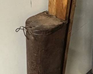 Antique Hand Corn Planter with Wooden Handle