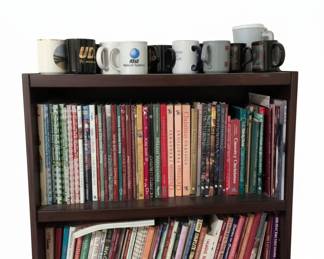 Collection of Craft and Holiday Books and Promotional Mugs
