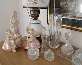 Antique perfume bottles