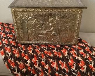 Brass Coal Box