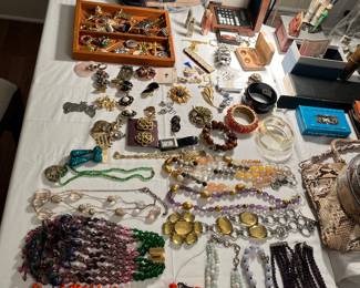 Costume jewelry, some sterling
