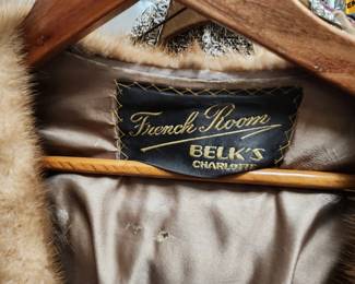 Belk's Fur Charlotte NC