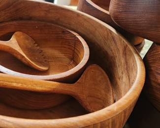 Teak Bowls/ Utensils 