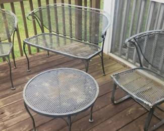 Vintage Heavy Patio Furniture 