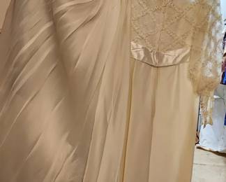 Vintage Wedding Dress, Vail, Train