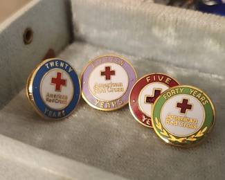 Red Cross Service Pins
