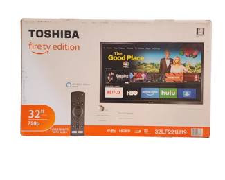Toshiba 32" television.
Brand new in the box.