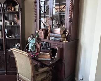 Thomas Day writing desk w/book case