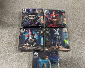 5 gram Alice in Wonderland ingots. Total weight 25 grams