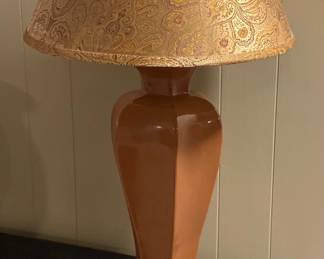 Clay colored lamp