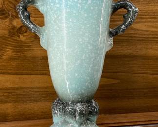  vintage Woodland Hull Pottery vase, specifically, Royal Woodland line