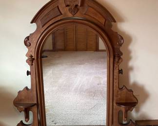 Victorian Eastlake-style mirror 