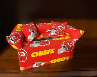 Chiefs tissue box cover