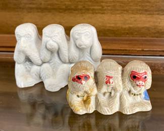 Speak no evil, see no evil, hear no evil